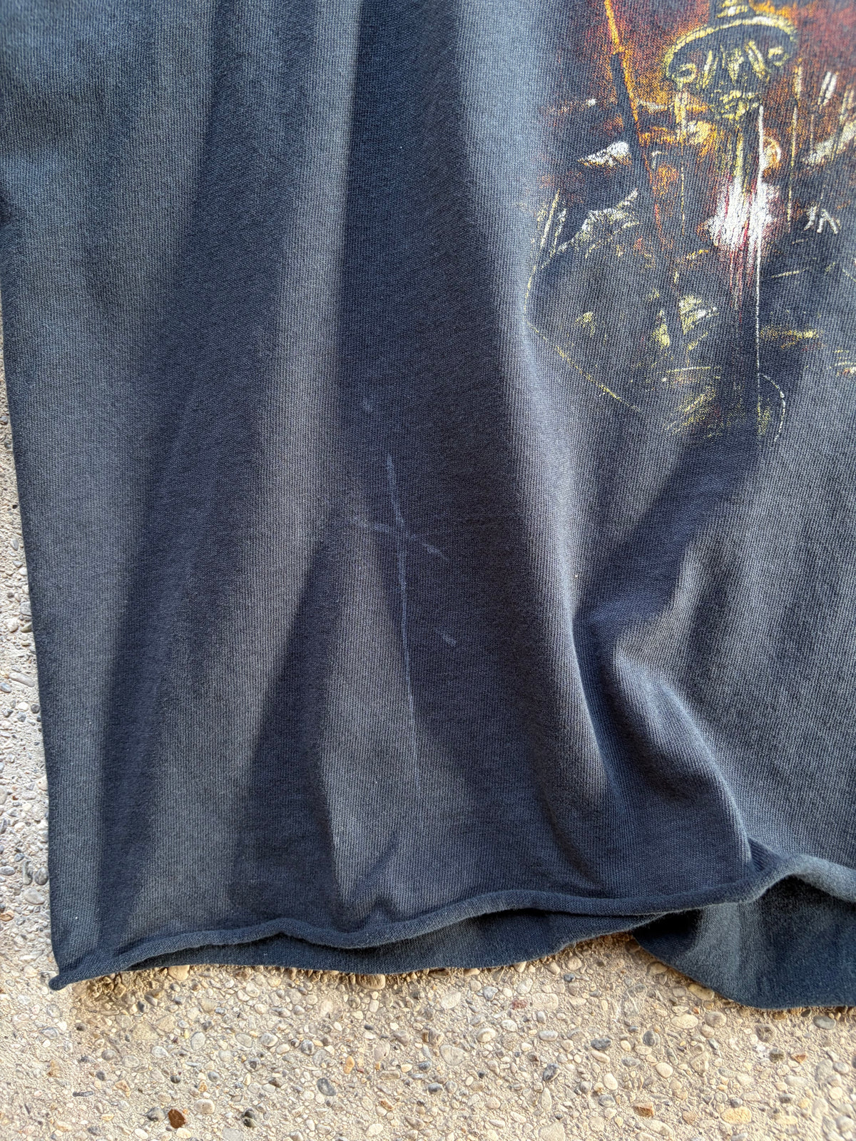 Vintage Faded Trashed cutted Shirt Size S-XL