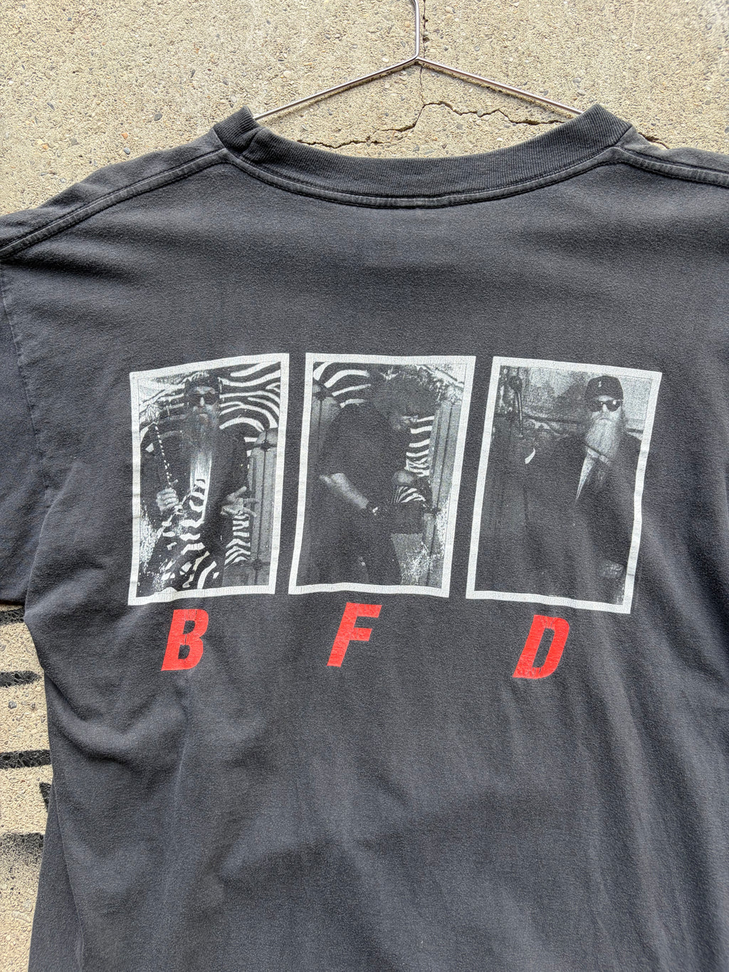 Vintage 90s faded zztop band shirt size M/L