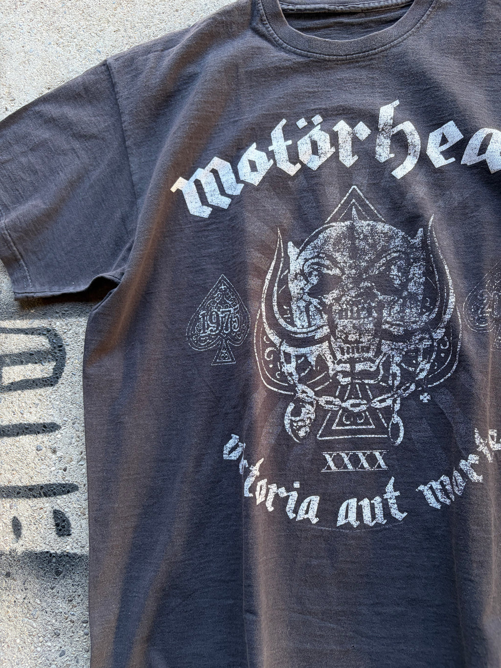 Vintage Faded motorhead T Shirt Size M/L