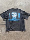 Vintage sun Faded Trashed Marilyn Manson God is in the TV Shirt